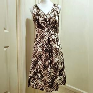 LAFAYETTE‎ 148 RUCHED FRONT A LINE DRESS SIZE 10